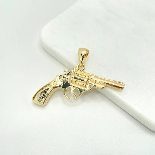 Pendant Revolver Pistol Gun 18k Gold Filled. Bundle and Save. FREE SHIPPING on orders of $100 and over. Sam's Jewelry World USA.