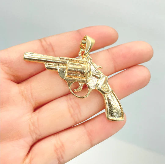 Pendant Revolver Pistol Gun 18k Gold Filled. Bundle and Save. FREE SHIPPING on orders of $100 and over. Sam's Jewelry World USA.